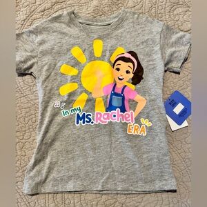 Ms. Rachel tshirt, NWT, size 4T